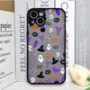 Cartoon Halloween Pumpkin Ghost Bat Pattern Phone Case for IPhone 11 12 13 14 16 15 Pro Max Mini XS X XR 7 8 Plus SE2 Back Cover