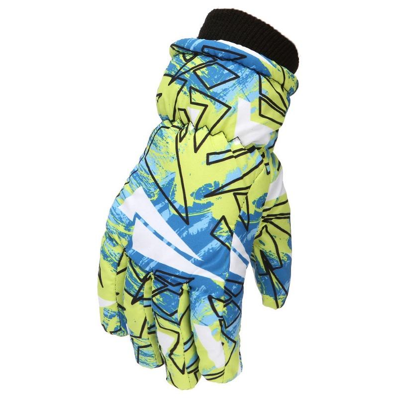 Winter Ski Gloves for Children Non-slip Thermal Gloves for Boy Girl Snowboard Windproof Outdoor Kids Mitten Cycling Gloves