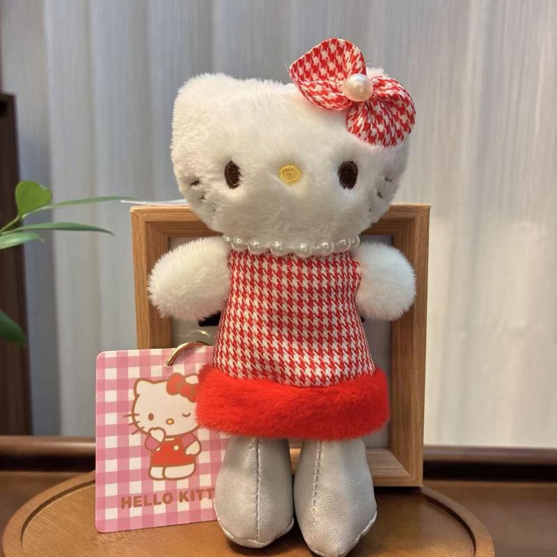 

Cartoon Popular Long Legs Kittys Plush Doll Keychain Pendant Backpack Decoration Gift