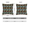 Watermeloni Crocodili Brainrot Fusion Italian Meme Pillowcases  Cute Funny Pillow Case For Couch Sofa Bedroom Comfy Pillow Cover
