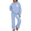 Unisex Trendy set mikiny a tepláků Y2K - Euro-americký Streetwear styl