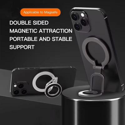 Doppelseitiger MagSafe-Telefonhalter, starker magnetischer, faltbarer Ringständer und Fingergriff, universell