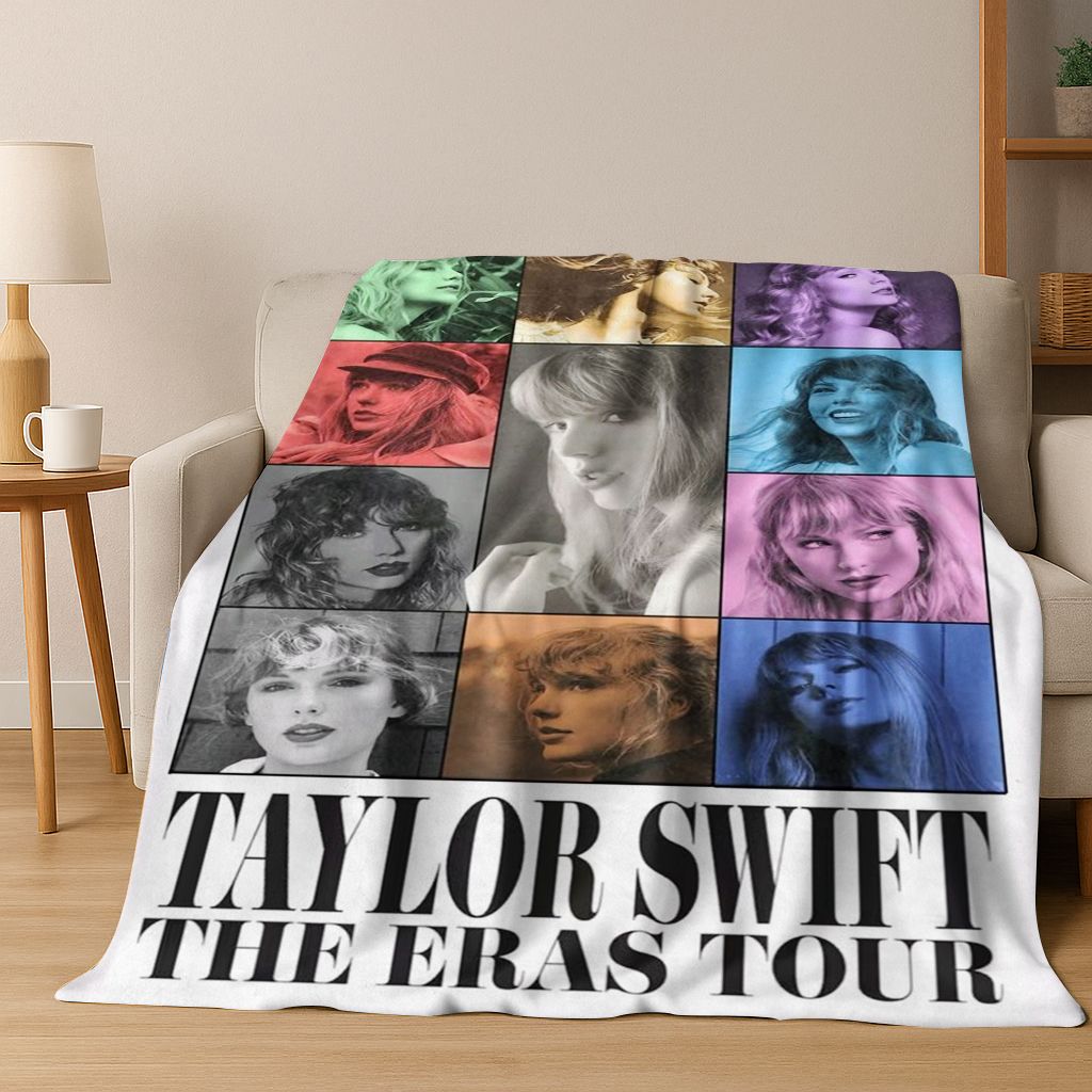 Mode T-Taylor T-Swizzle Sänger Star Flanelldecke Weiche Warme Überwurfdecke für Bett Schlafzimmer Wohnzimmer Reise Picknick Geschenk