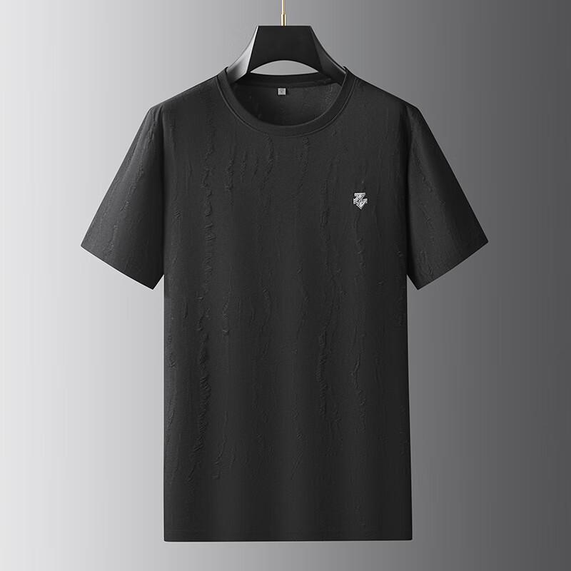 Men s Plus Size Loose Fit Round Neck Short Sleeve T-Shirt 8XL