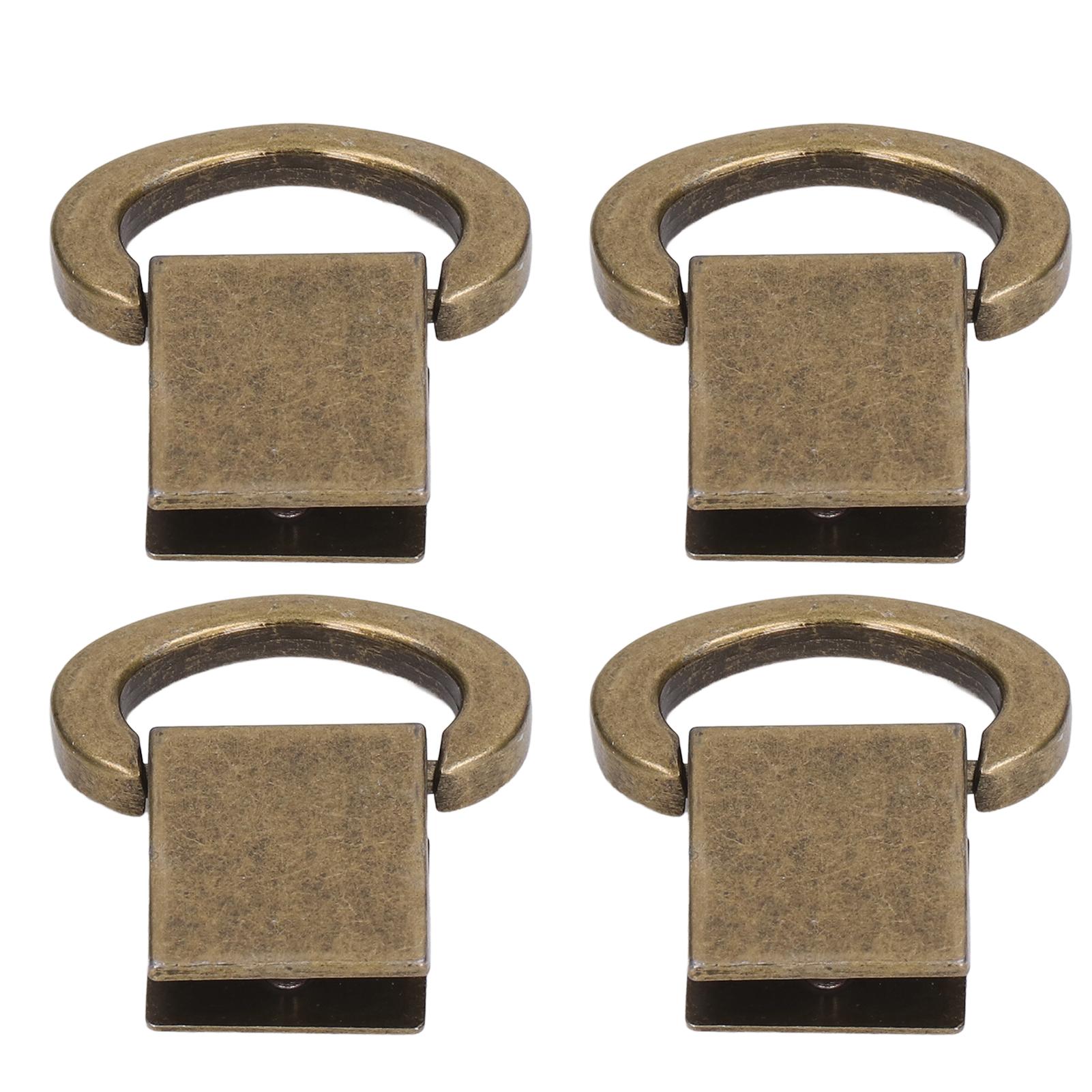 

4 шт. Зажим для плечевого ремня, Ручка для сумки, Пряжка для плечевого ремня, Зажим, Пряжка, Декоративная фурнитура, Аксессуары, Бронза античная латунь