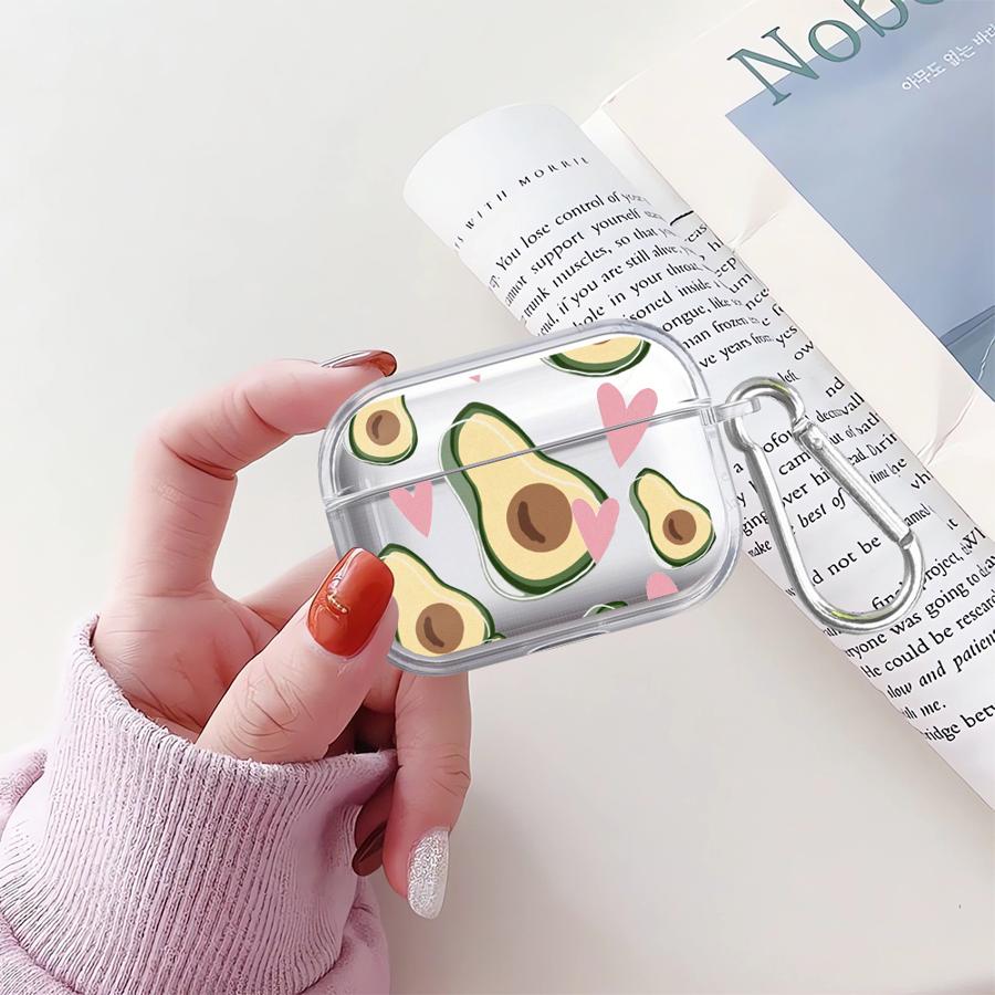 

Case For Airpods Pro2 Pro 2 1 4 3 Pro3 Clear Earphone Cases Cover Avocado Fruit Airpods Pro 3