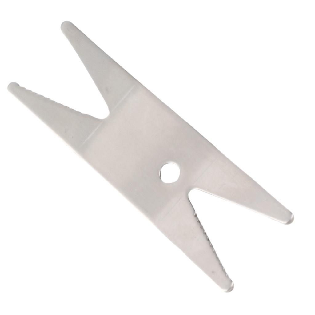Practical Stainless Steel Guitar Spanner Wrench for Knobs Removal Switch Tuner Tightening