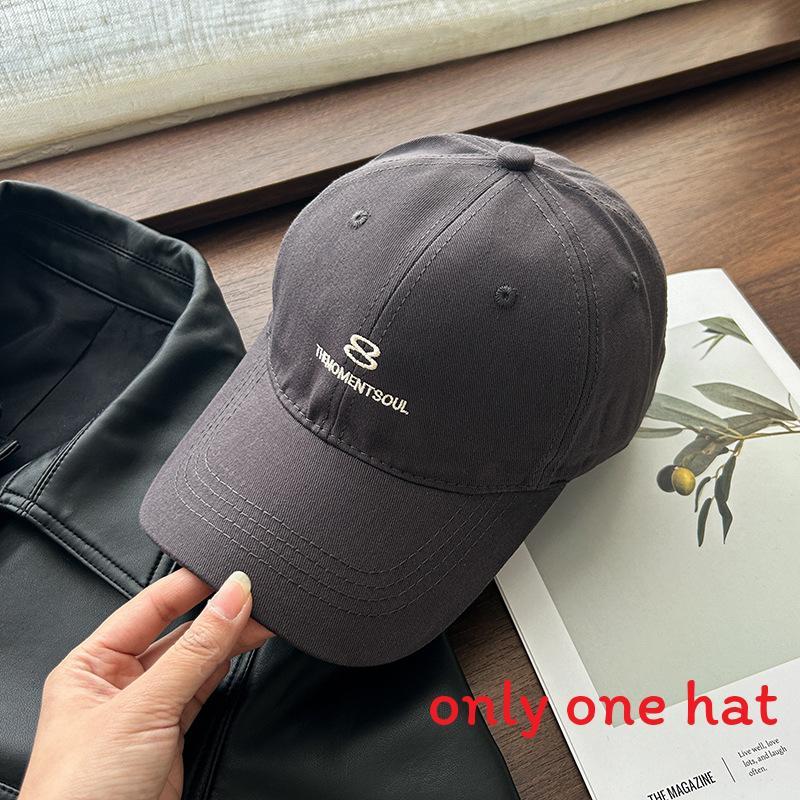 Cotton Baseball Cap With Embroidered Letters For Casual Men Women Summer Sun Protection