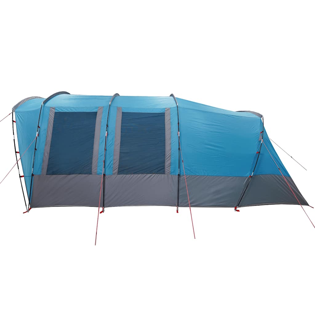 Tunnel Family Tent for 8 Persons Blue Waterproof
