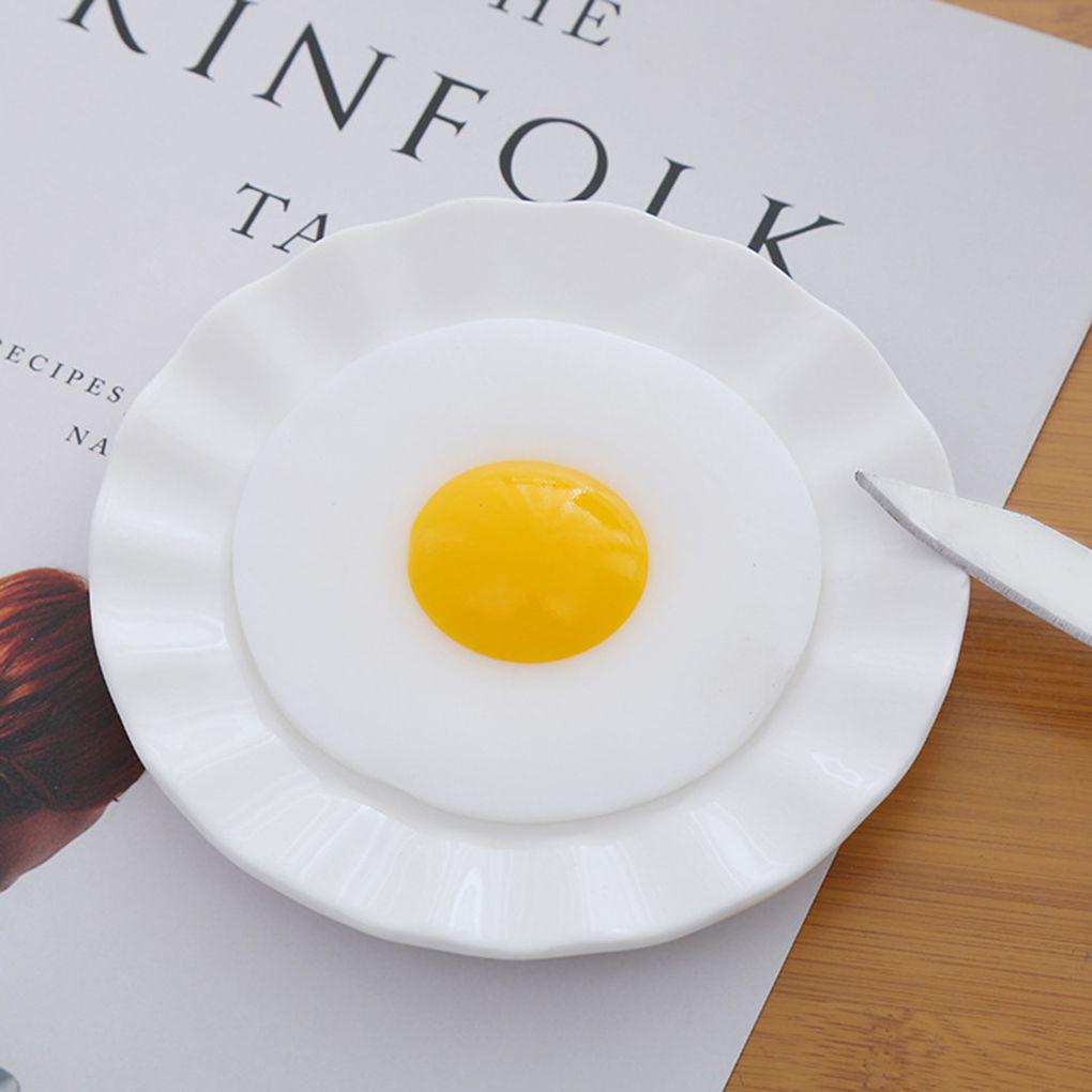 Lovely Fried Egg Relieve Stress Toys Omelette Anti-Stress Adults Kids Healing Toy Pressure