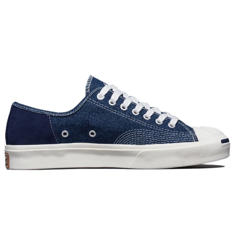 Converse Jack Purcell Low Námornícka Modrá Praná Džínsovina Unisex Tenisky Modrá Biela 171938C