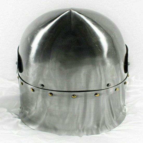 Halloween Great Bascinet Helmet Hand Forged Knight Armor Ska