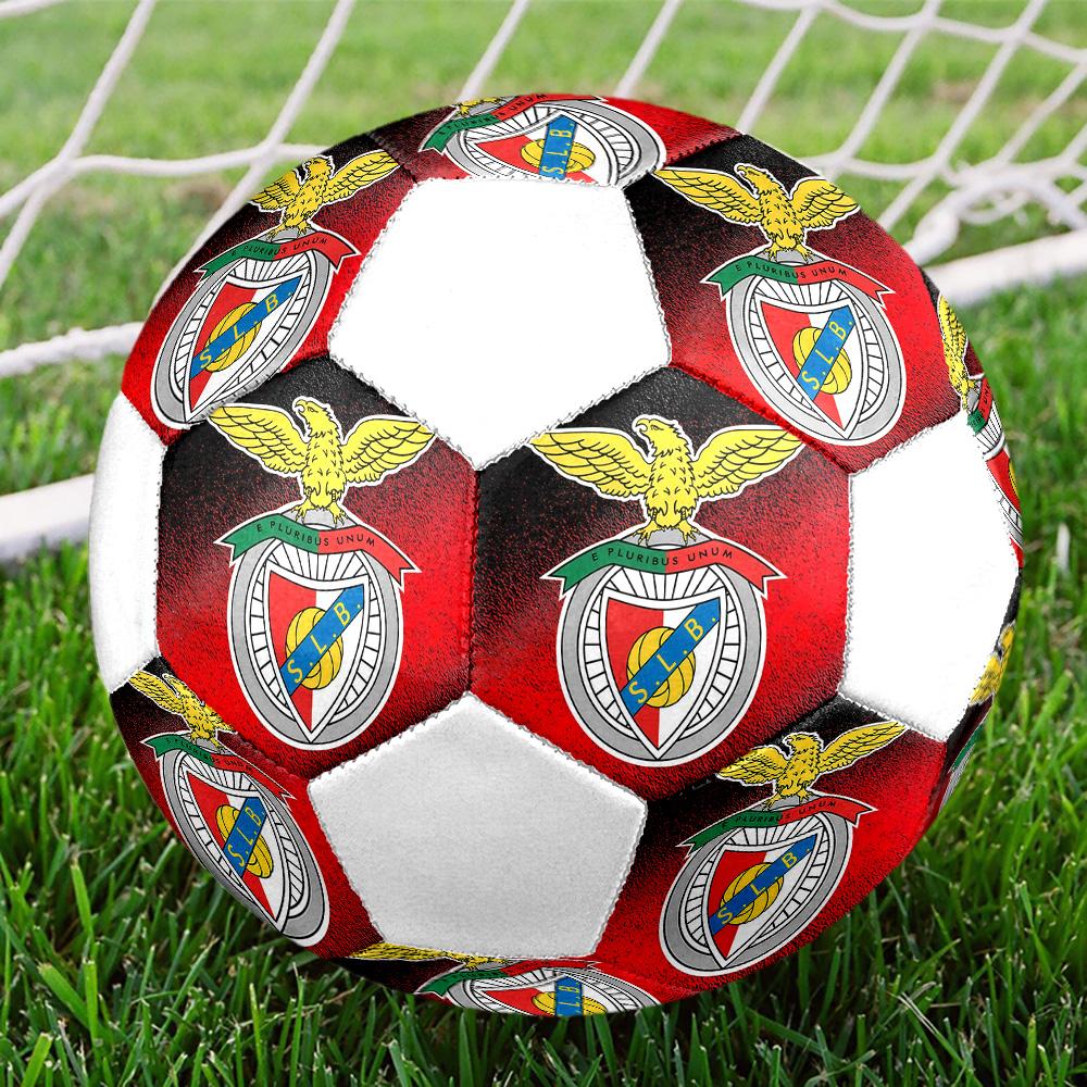 1PC S.L.B size 5 soccer ball PrahaIndoor Soccer Ball Colorful All Ages Machine Stitched PVC Competition Ready Durable High-Bounce