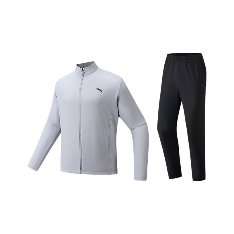 

Anta Серия для тренировок Беговая тренировка С длинным рукавом Воротник-стойка Повседневный спортивный комплект из двух предметов Мужские комплекты Грязно-лаймовый 952617203N-3 M