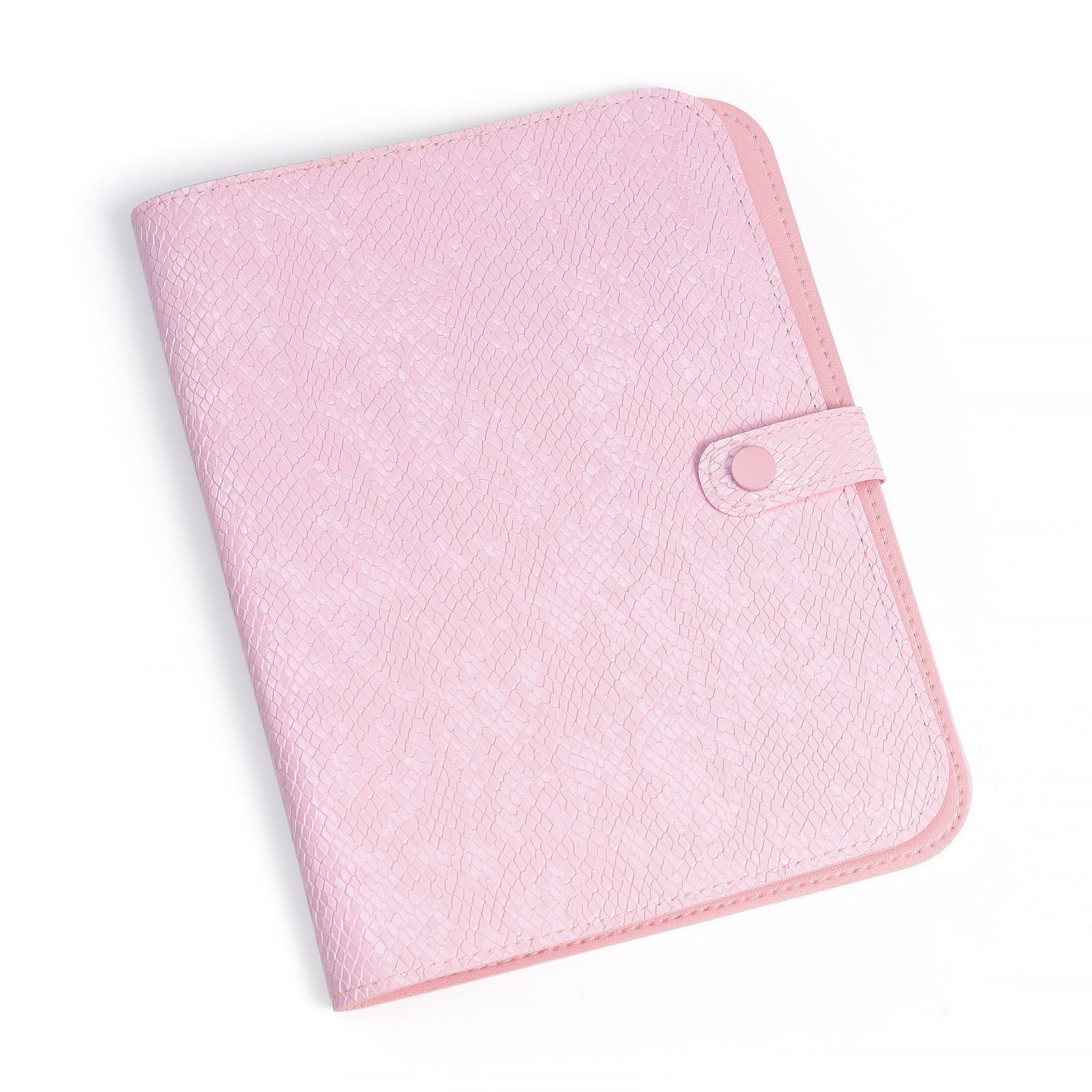 

Сумка-кошелек для хранения 84 фрез для маникюра с принтом змеиной кожи, портативный органайзер высокой вместимости, аксессуары для маникюра белый