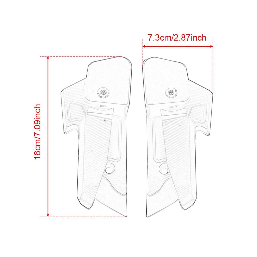 Motorcycle Rear Passenger Footrest Decoration Foot Rests Pedals Directly Replace for Vespa S125 S150 Motorbike Accessories