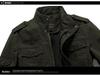 2024 Men's Casual Slim Fit Brown Cotton Work Jacket with Side Pockets & Zipper