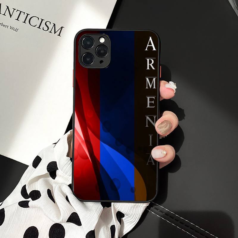 Armenia Armenians Flag Phone Case for iPhone 11 12 13 Mini Pro XS MAX 8 7 6 6S Plus X 5S SE 2020 XR Case