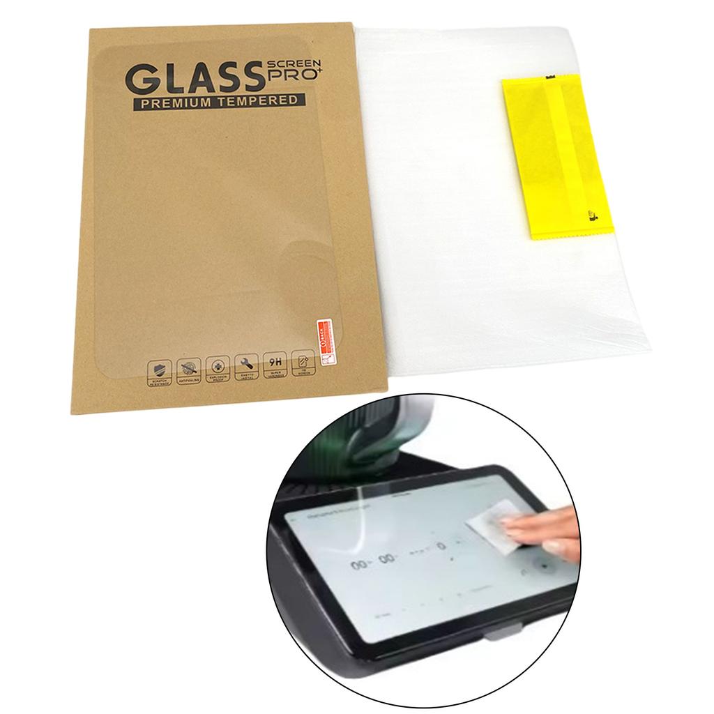 Glass Screen Protector Display Cover Shield for Cooking Machine Clear Clarity Scratch Resistant Easy Installation