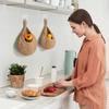 Wall-mounted Vegetable Basket Fruit Sundry Basket Natural Wicker Weave Storage Basket Kitchen Storage Home Decoration Organizer