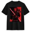Men Darth Maul T Shirts 100% Cotton Clothes Funny Short Sleeve Round Neck Tees Graphic Printed T-Shirt