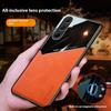 Pour Samsung Galaxy A56 5G Coque Revêtue de Cuir PC + TPU Couvercle Arrière de Téléphone