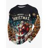 Christmas Series Man T Shirts 3D Funny Harajuku Printed Fashion Long Sleeve Round Neck Clothing For Men Casual Tops T-shirt