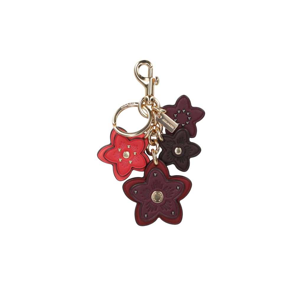 

Брелок для ключей KEY FOB Wildflower 5136 IMW7O Berry Multi [Coach] IM/Oxblood/Deep [Б/у]