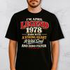 Maßgeschneidertes Monats-Jahres-Herrenhemd, Geborene Legende Gemacht Geburtstag T-Shirt, Personalisiertes Geschenk für Ihn