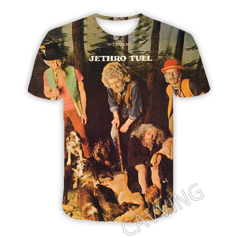 New Classic Jethro Tull Rock 3D Print T-shirts For Men Women Hip Hop Trend T Shirt Y2k Top Oversized Street Style Men's Clothing