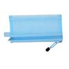 10pcs Blue/Pink/Black/White/Grey Mesh Zipper Pouch Double Layer File Pouch for A6 Paper  Home