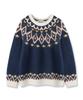 AVANDRESS Alpine Fair-Isle Knit_3Colors