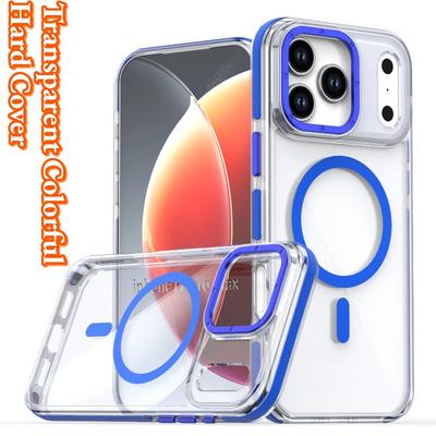 Luxus Magnetische Transparente Schutzhülle für IPhone 17Air 16E 15 14 Plus 13 12 Pro Max Stoßfest Kabelloses Laden Abdeckung Funda
