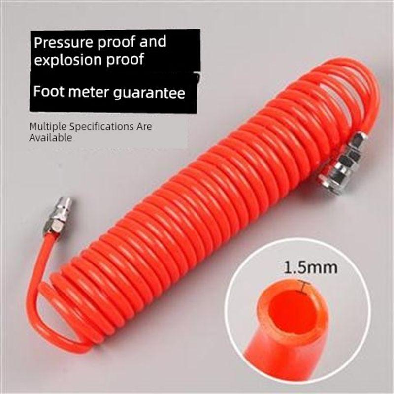 

Gas Filling Machine, Car Gas Hose, Car-Mounted Air Pump Extension Tube, Multifunctional Car Hose, Portable Connection 5*8 3m Spring Tube Without Connector