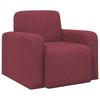 Armchair Wine Red Fabric
