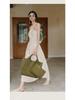 New 2022 Large Capacity PU Woven Tote Bag - Trendy Cross-Border Business & Casual Mother-Child Handbag