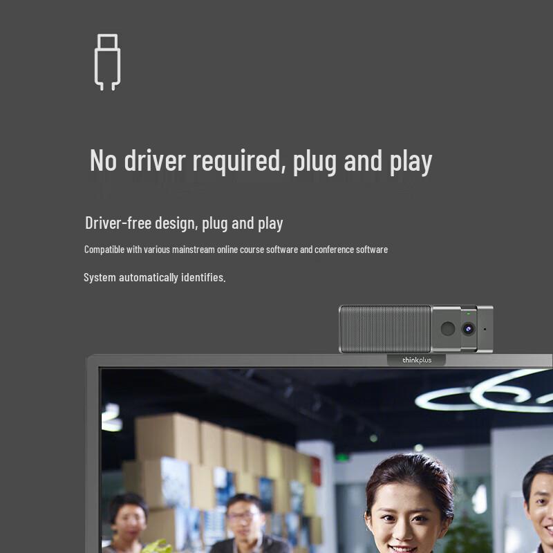 Lenovo Thinkplus WL62A 1080P HD Webcam