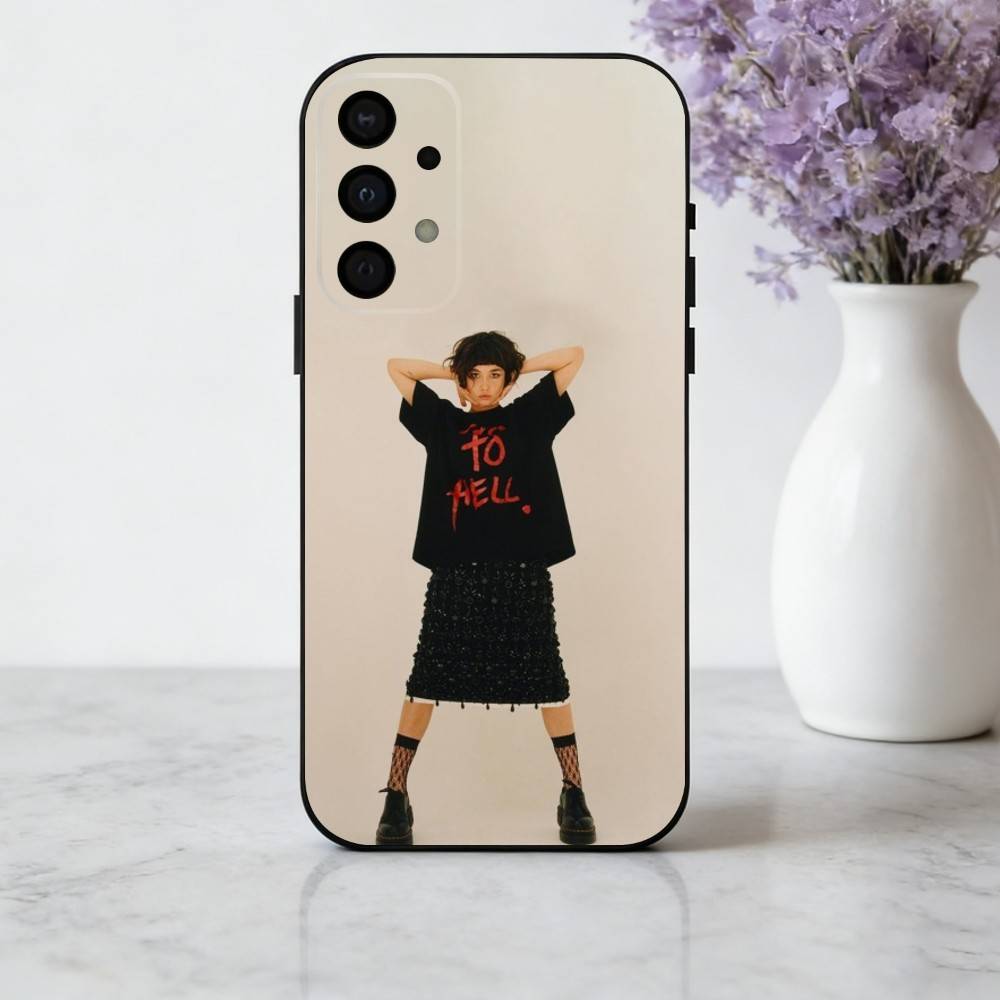 Edgy S-Sydney C-Chandler Schauspielerin Handyhülle Für Samsung Galaxy A73,A72,A71,A70,A53,A52,A51,Weiche Silikon Schwarze Hülle