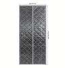 Magnetic Thermal Insulated Door Curtain – 37.4"x82.7" Self-Sealing Energy Saving Curtain for Home, Blocks Draft, Dust & Insects