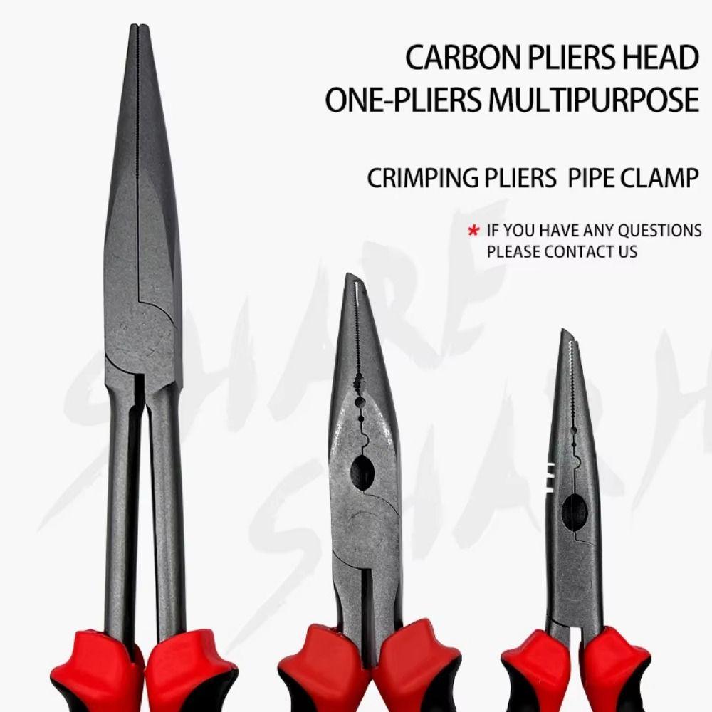 Line Cutter Fish Mouth Pliers Hook High Carbon Steel Fishing Tied Hooks Pliers  Outdoor Camping