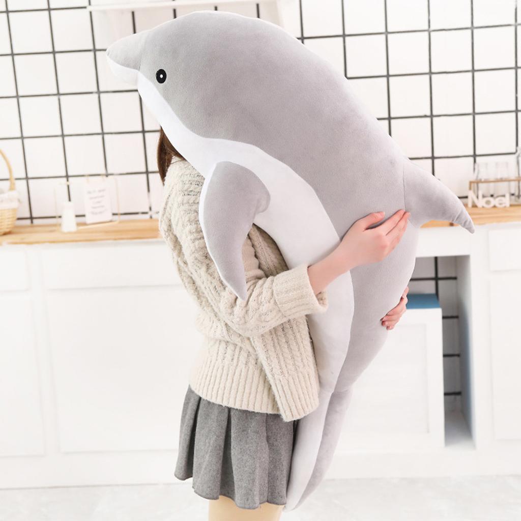 1 Stück 30CM kawaii Delfin Plüschtiere Niedliche Kuscheltier Weiches Tier Kissen Puppen für Kinder Mädchen Schlaf Kissen Geschenk