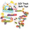 Baby DIY Putting Together Track Slide Suction Mug Playthings Bath Tub Playthings Baby Bathroom Bathtub Shower Plaything Kit Duck Water Playthings for