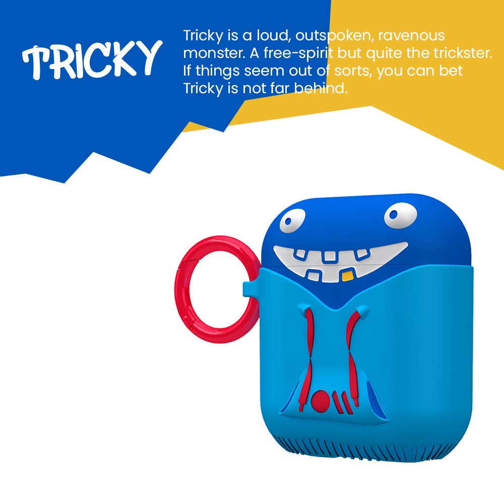 AirPods Monster Have Tricky the Mischievous Silicone Cover Charging Grip Cute AirPods AirPods American Casual Character CreaturePods TRICKY CM039608