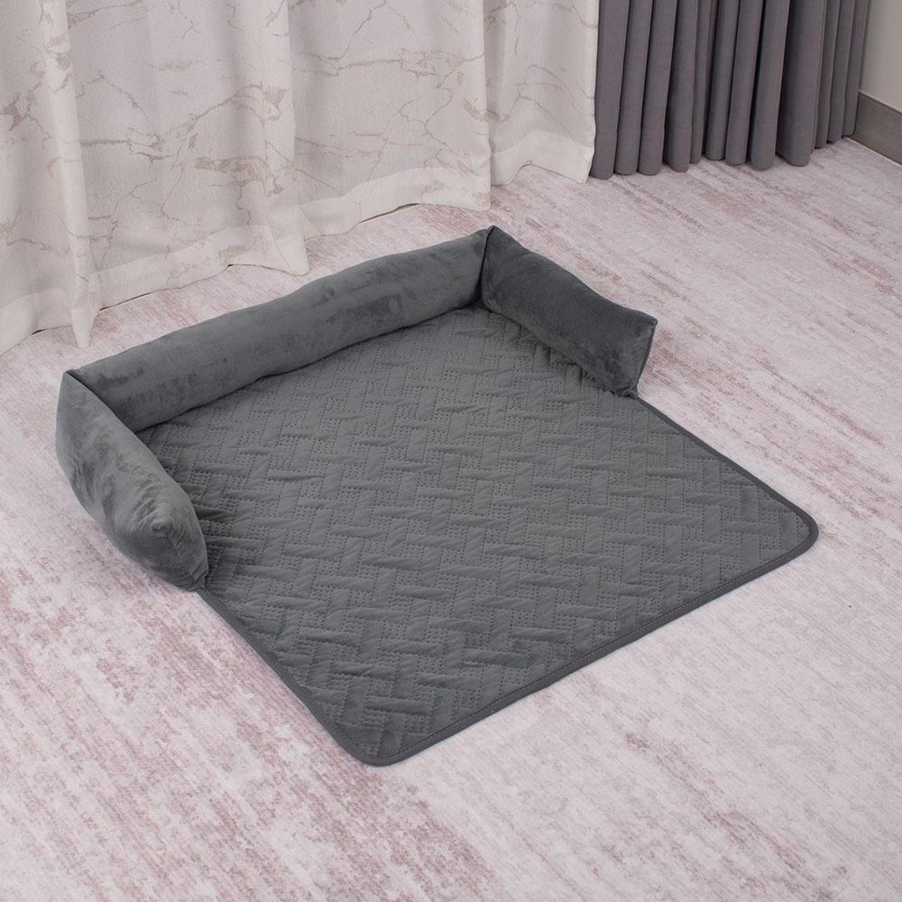 

Cross-Border Pet Sofa Cushion: Winter-Ready Pad for Cats and Dogs 70x70 cm темно-серого