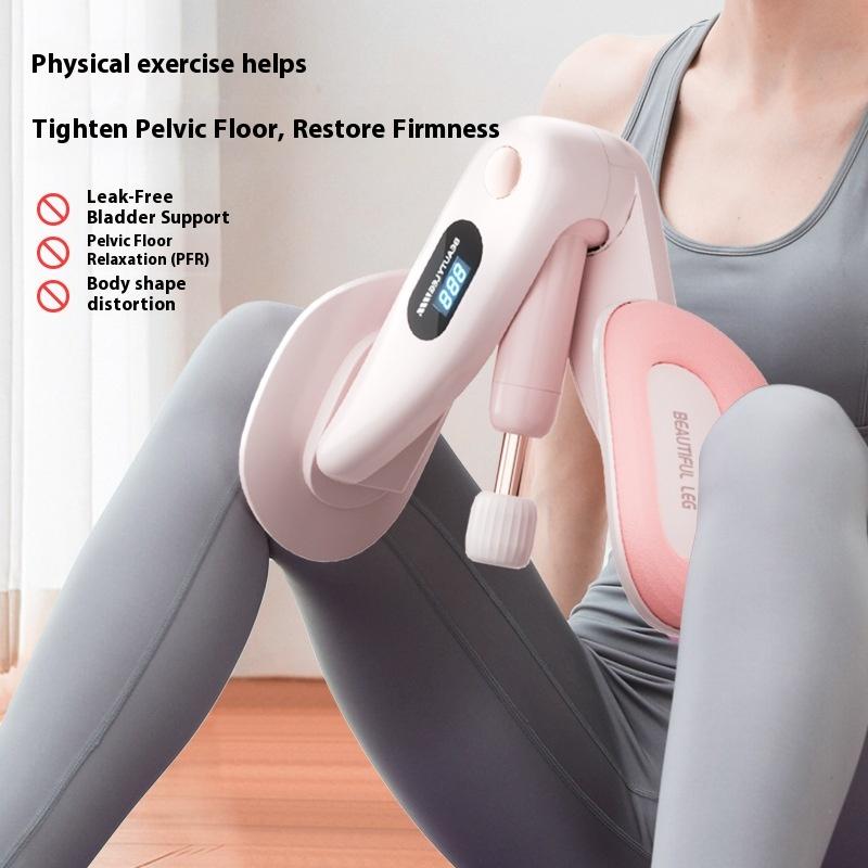 Pelvic floor muscle counting training repair device household thin leg postpartum recovery pelvic hip and leg clamping equipment