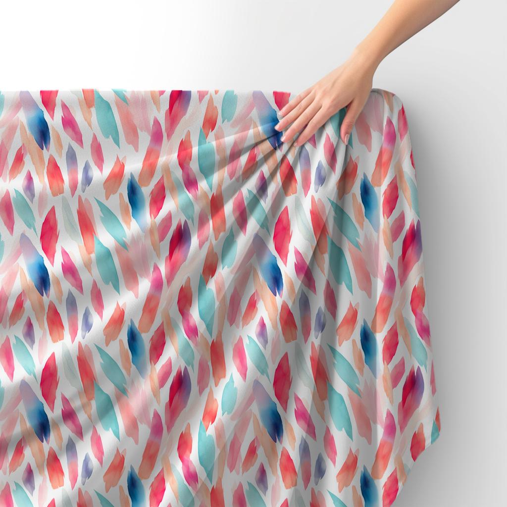 Royal Samt Stoff Polyester Zum Nähen - Motiv Abstraktion - Rdx2357