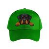 Realistischer Rottweiler Hund lugt Kunst Druck Heim Dekoration Baseball Kappe Mode Unisex Sonnenhut Damen Outdoor Sport Snapback Kappe