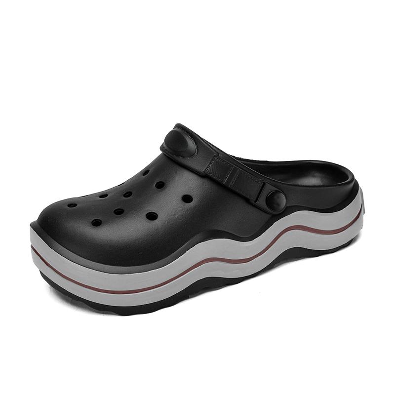 Men S And Women S Summer New Baotou Couple Sandals Thick-Soled Beach Shoes 42-43