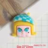 Cartoon Head DIY Resin Accessories: Phone Case, Hair Clip, Cup Decor & Fridge Magnets