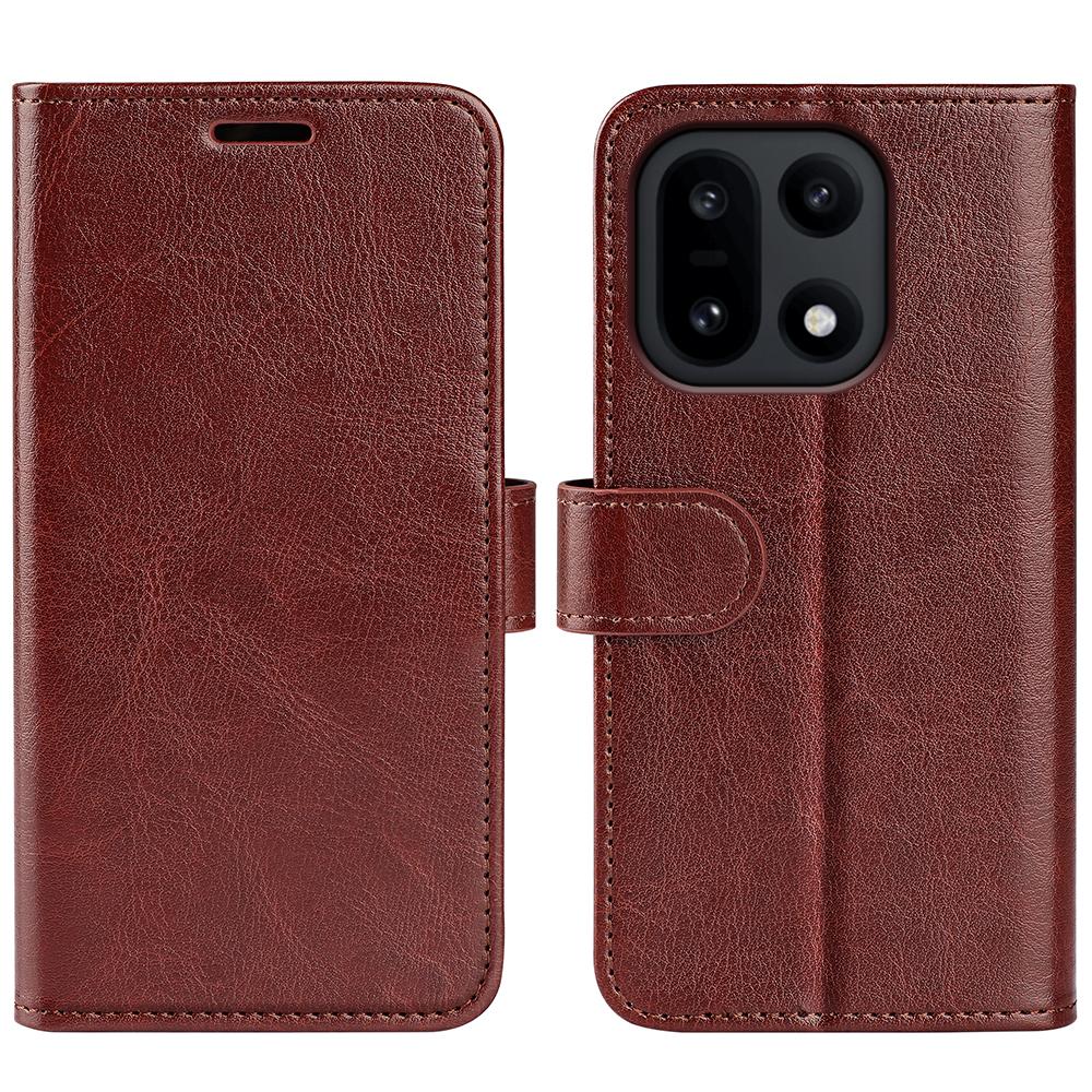 

For OnePlus 15 5G Case Crazy Horse Texture Stand Leather Phone Cover